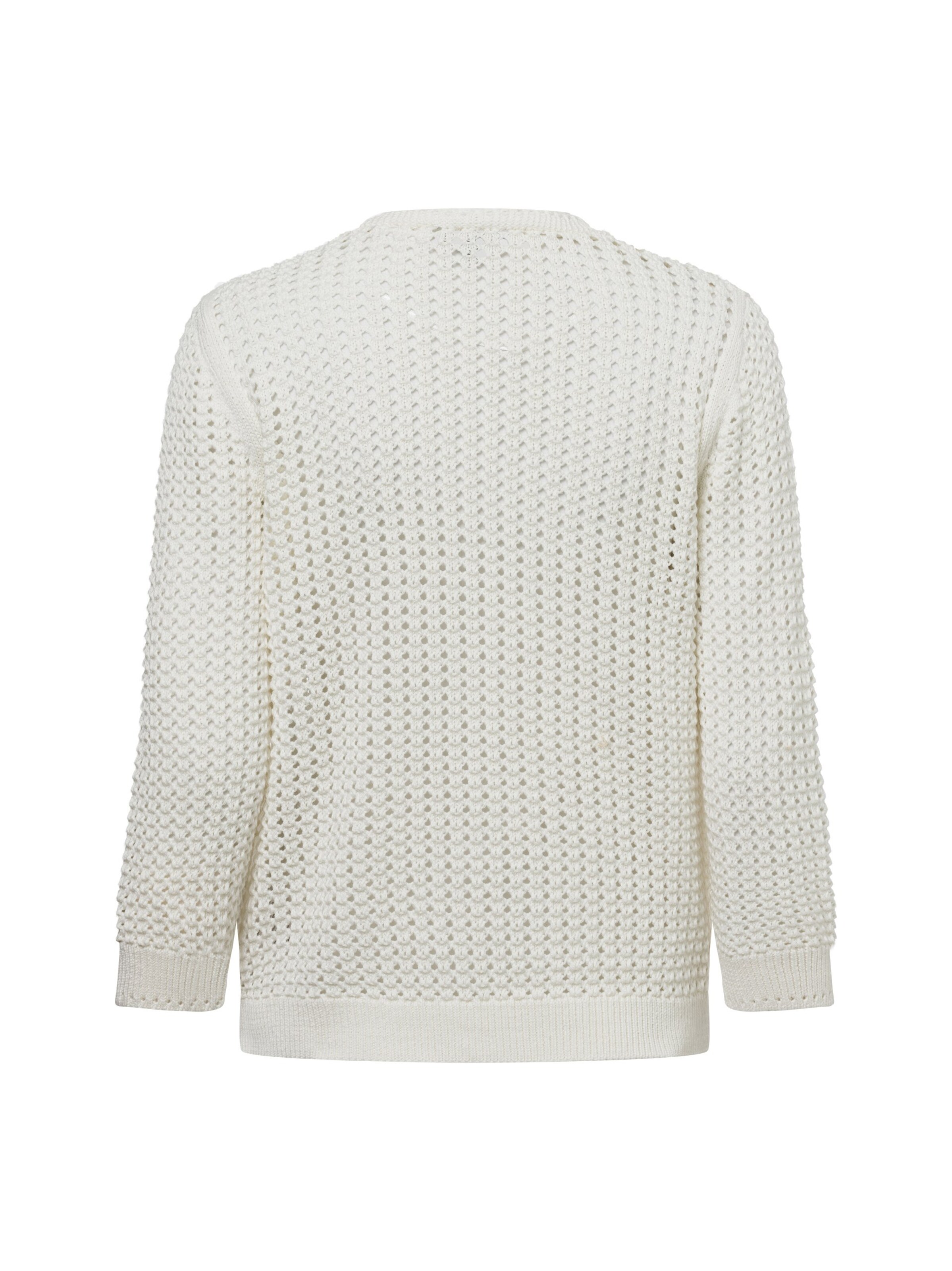 MORE & MORE Pletena jopa | bela barva