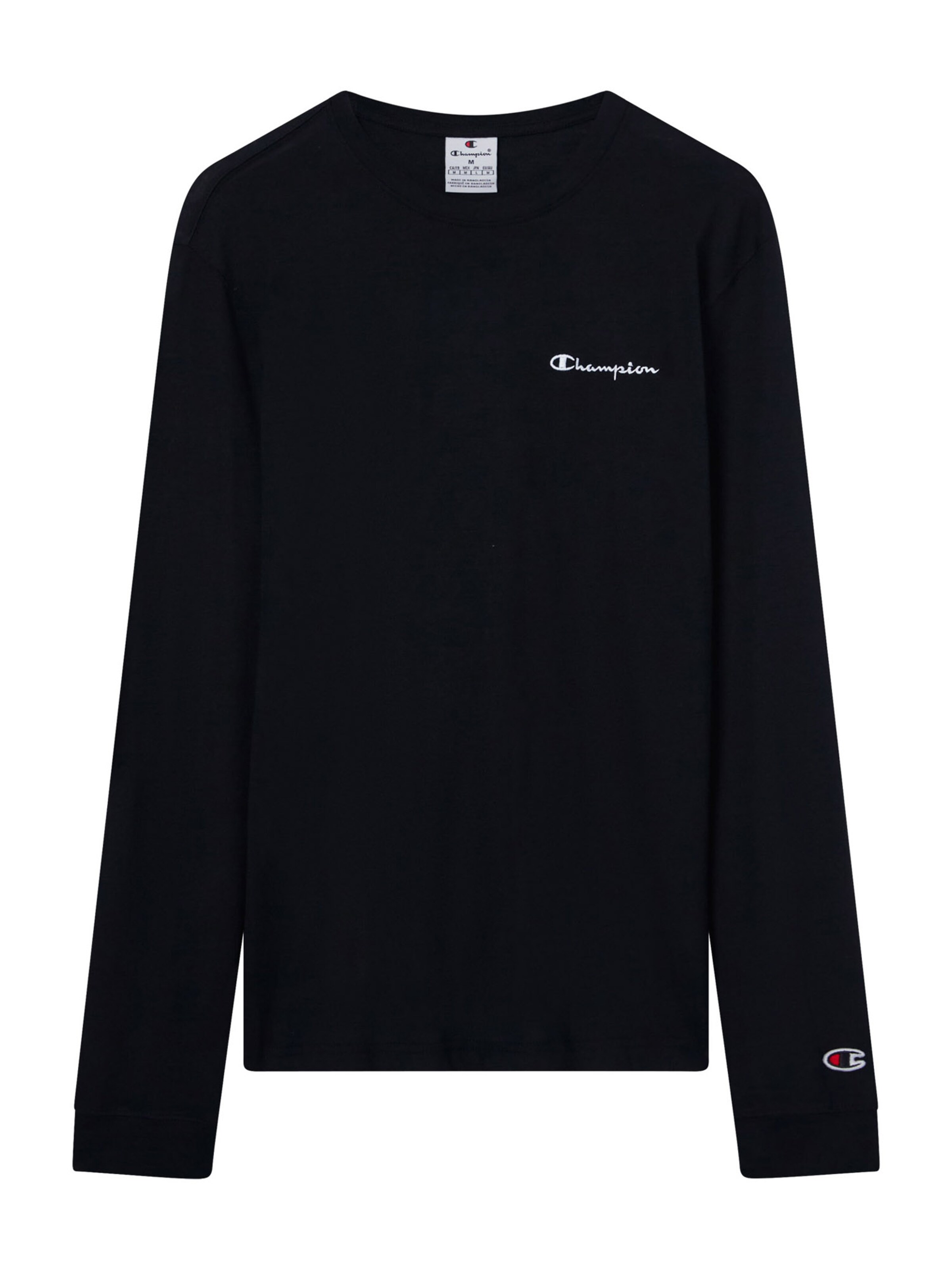 Champion Shirt in Zwart: voorkant