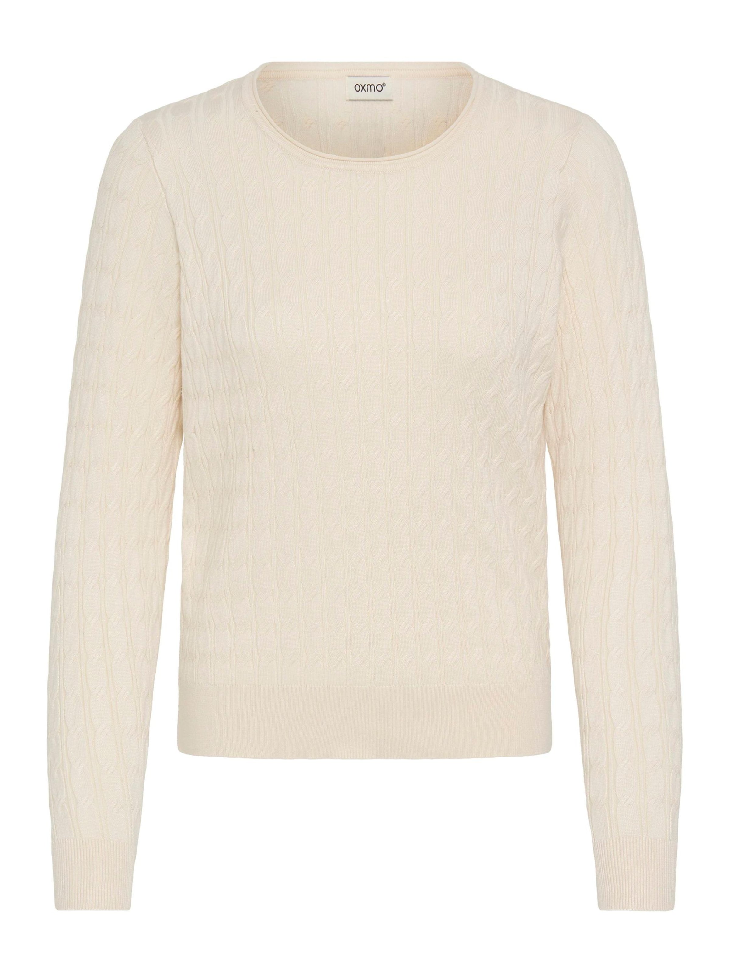 Oxmo Sweater 'Isisse' in Beige: front