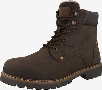 CAMEL ACTIVE Lace-Up Boots '57SRF01' in Brown: front