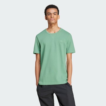 T-Shirt 'Trefoil Essentials' ADIDAS ORIGINALS en vert : devant