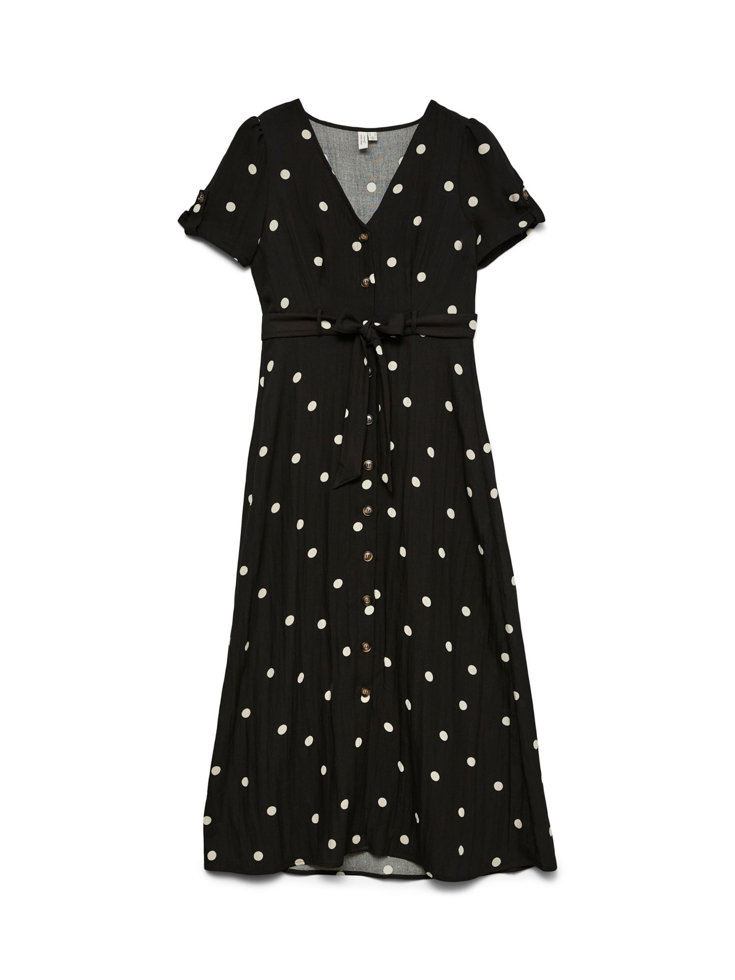 VERO MODA Kjole 'VMJoan' i sort / hvid, Produktvisning