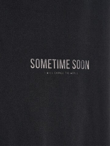 SOMETIME SOON Slimfit Sportsbukser i sort