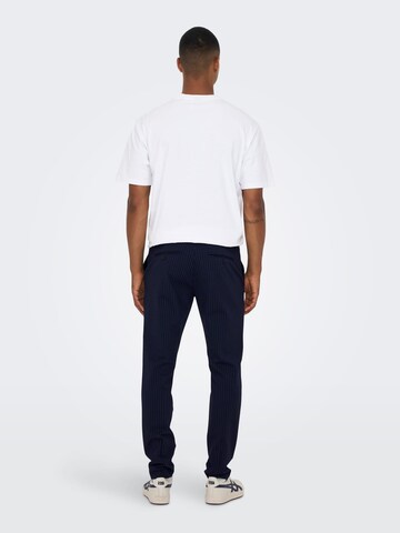 Only & Sons Baggy Broek 'Mark' in Blauw
