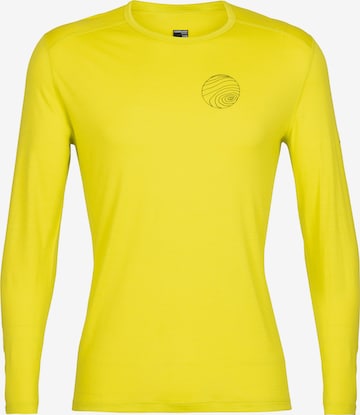 ICEBREAKER Performance Shirt in Yellow: front
