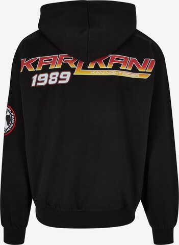 Karl Kani Zip-Up Hoodie in Black