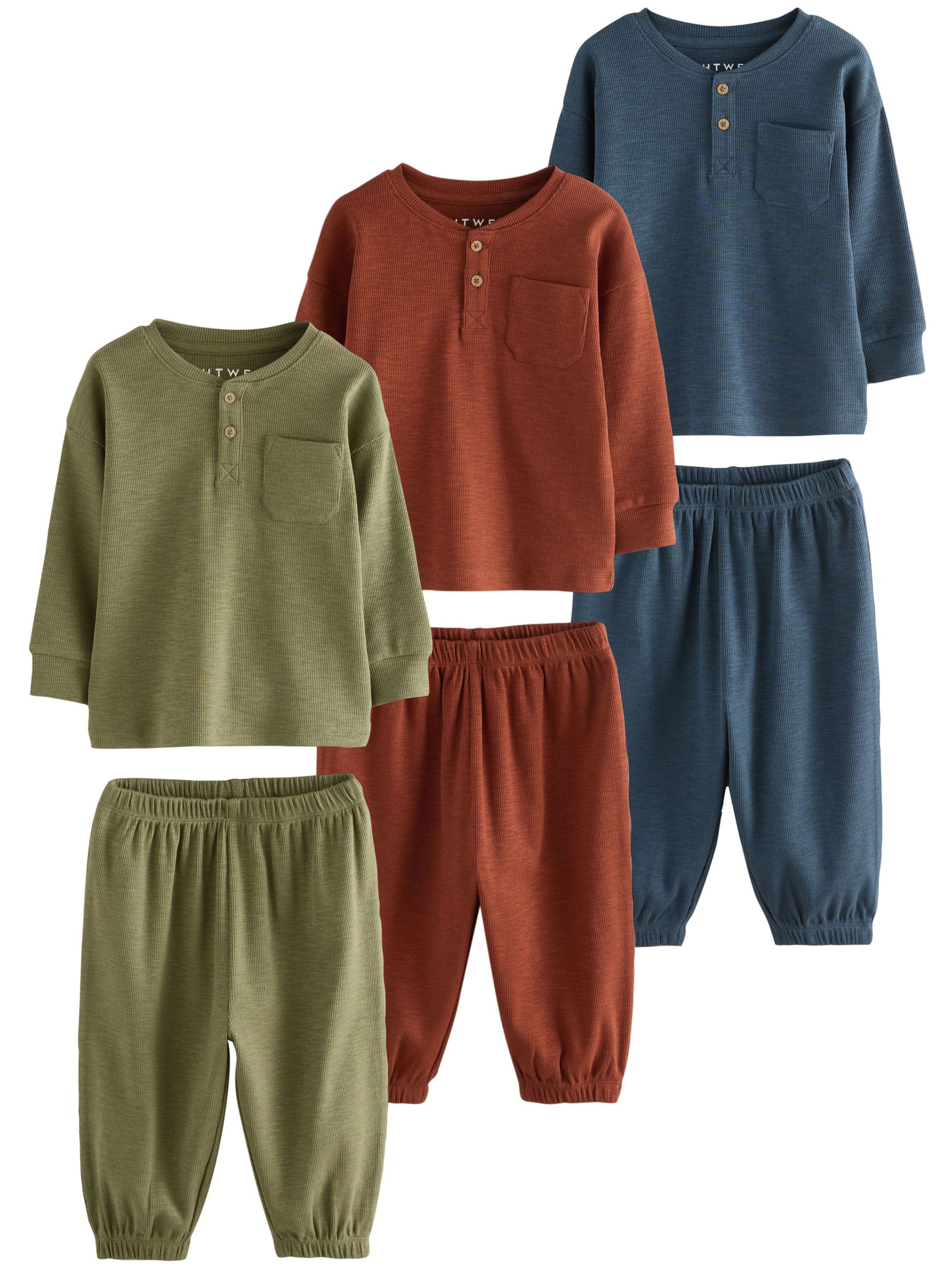 Next - Pijama em azul: frente