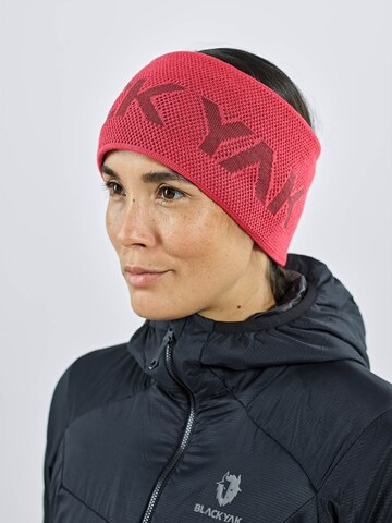 BLACKYAK Athletic Headband 'Yak Knit Headband' in Red