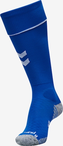 Hummel - Calcetines deportivos en azul: frente