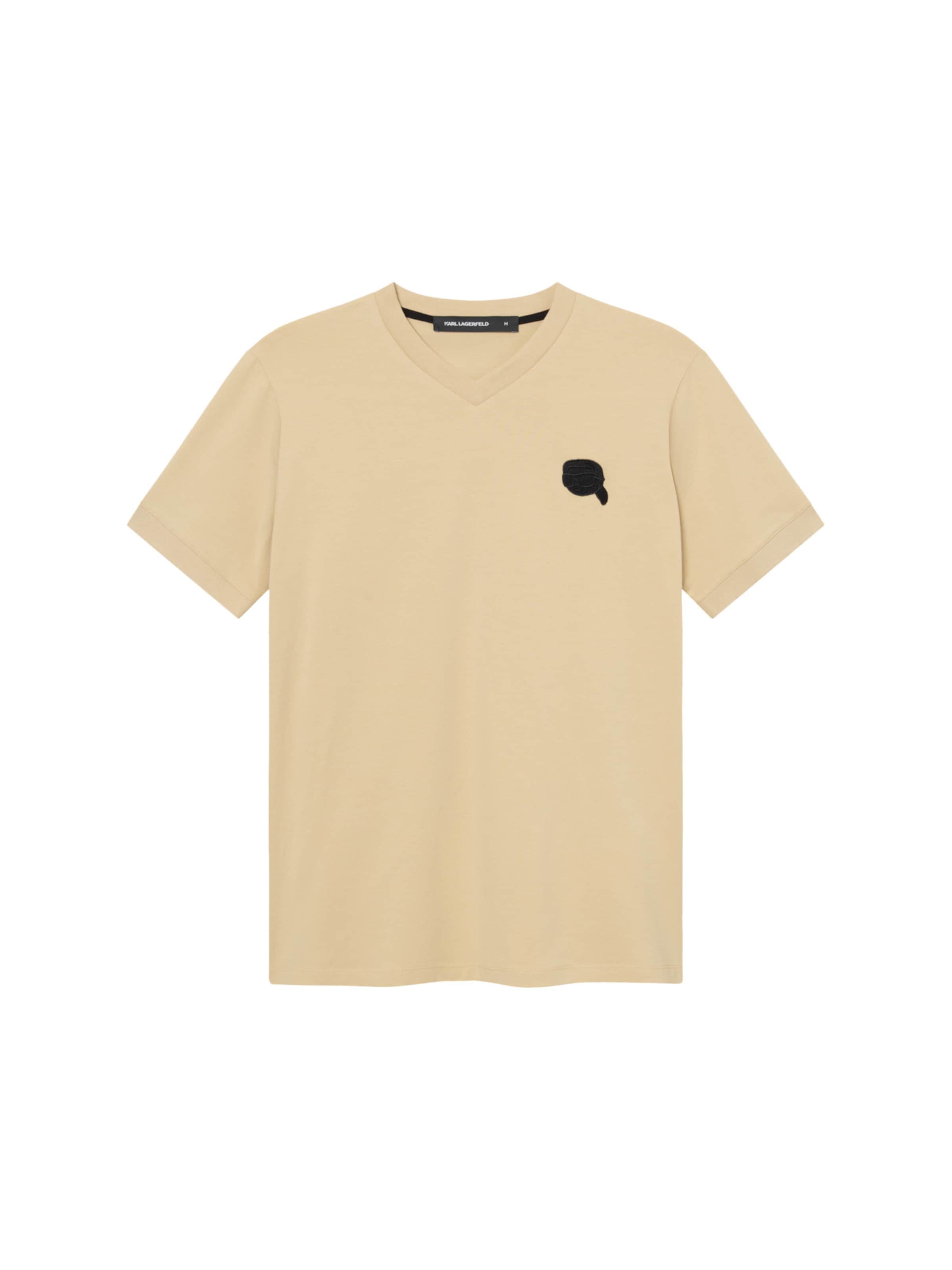 T-Shirt ' 755022 ' Karl Lagerfeld en marron : devant