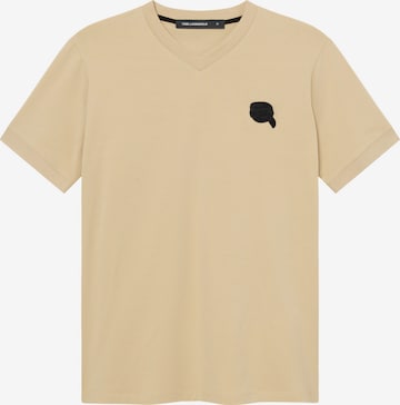 T-Shirt ' 755022 ' Karl Lagerfeld en marron : devant