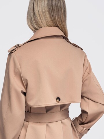 Ombre Between-seasons coat in Beige