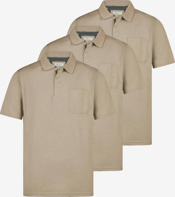 redmond Shirt 'Basic' in Beige: Vorderseite