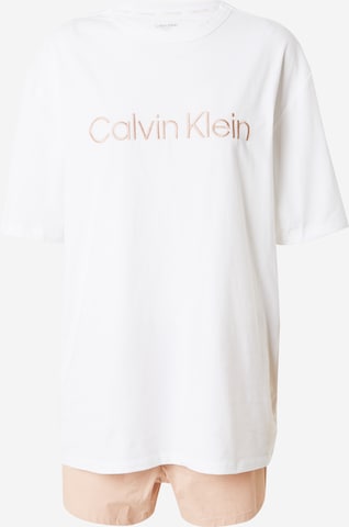 Shorty Calvin Klein Underwear en beige : devant