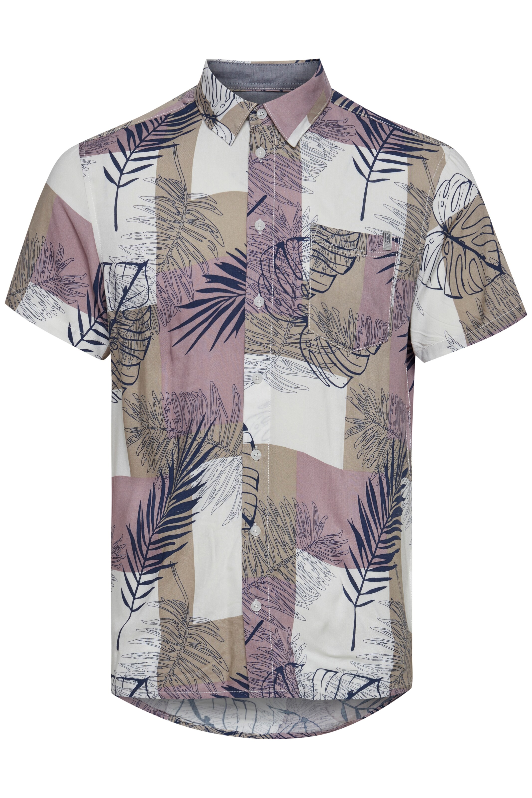 BLEND Regular Fit Hemd in Grau: Vorderseite