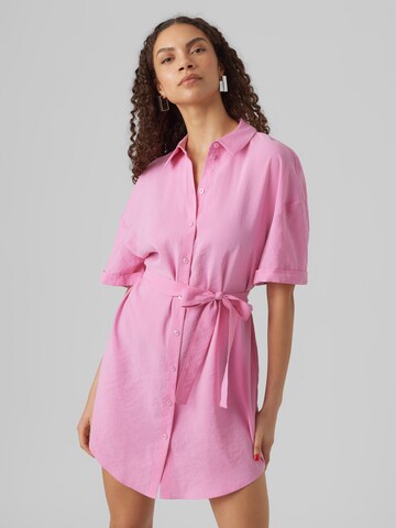 Robe-chemise 'QUEENY' VERO MODA en violet : devant