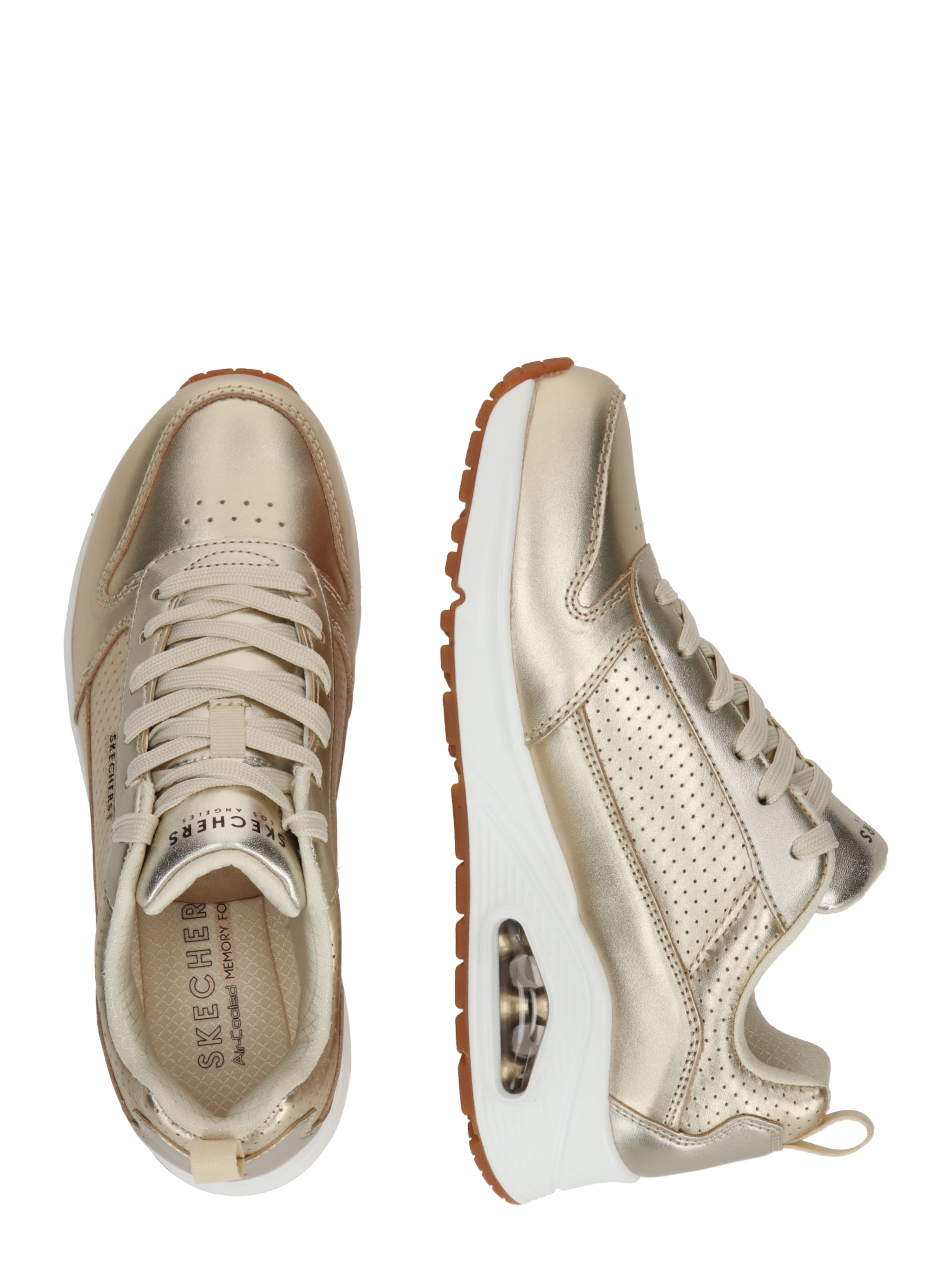 SKECHERS Matalavartiset tennarit 'Uno' värissä kulta