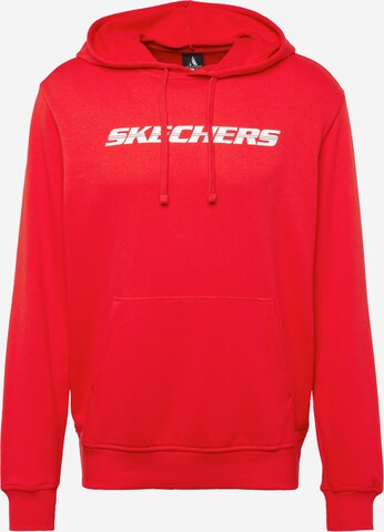 SKECHERS Sport sweatshirt i röd: framsida