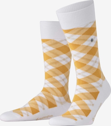BURLINGTON Socken 'Tartan' in Weiß: Vorderseite
