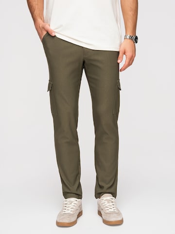 Ombre Regular Cargo Pants in Green: front