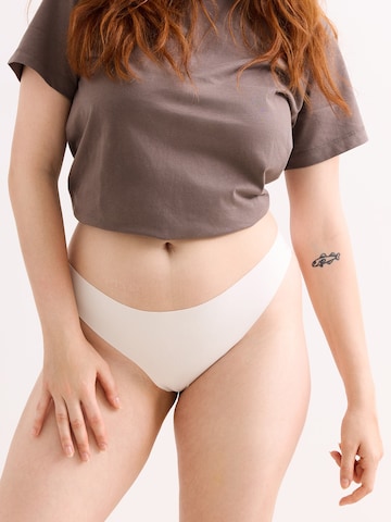 Erlich Textil - Tanga 'Brazil' em branco: frente