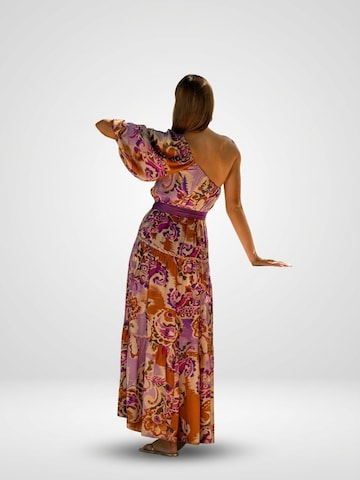 Miss June Dress 'Robe Longue Tiffany' in Mixed colours