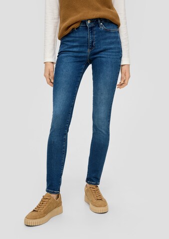 s.Oliver Skinny Jeans 'Izabell' in Blauw: voorkant