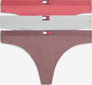 Tommy Hilfiger Underwear - Tanga 'Heritage' en marrón: frente