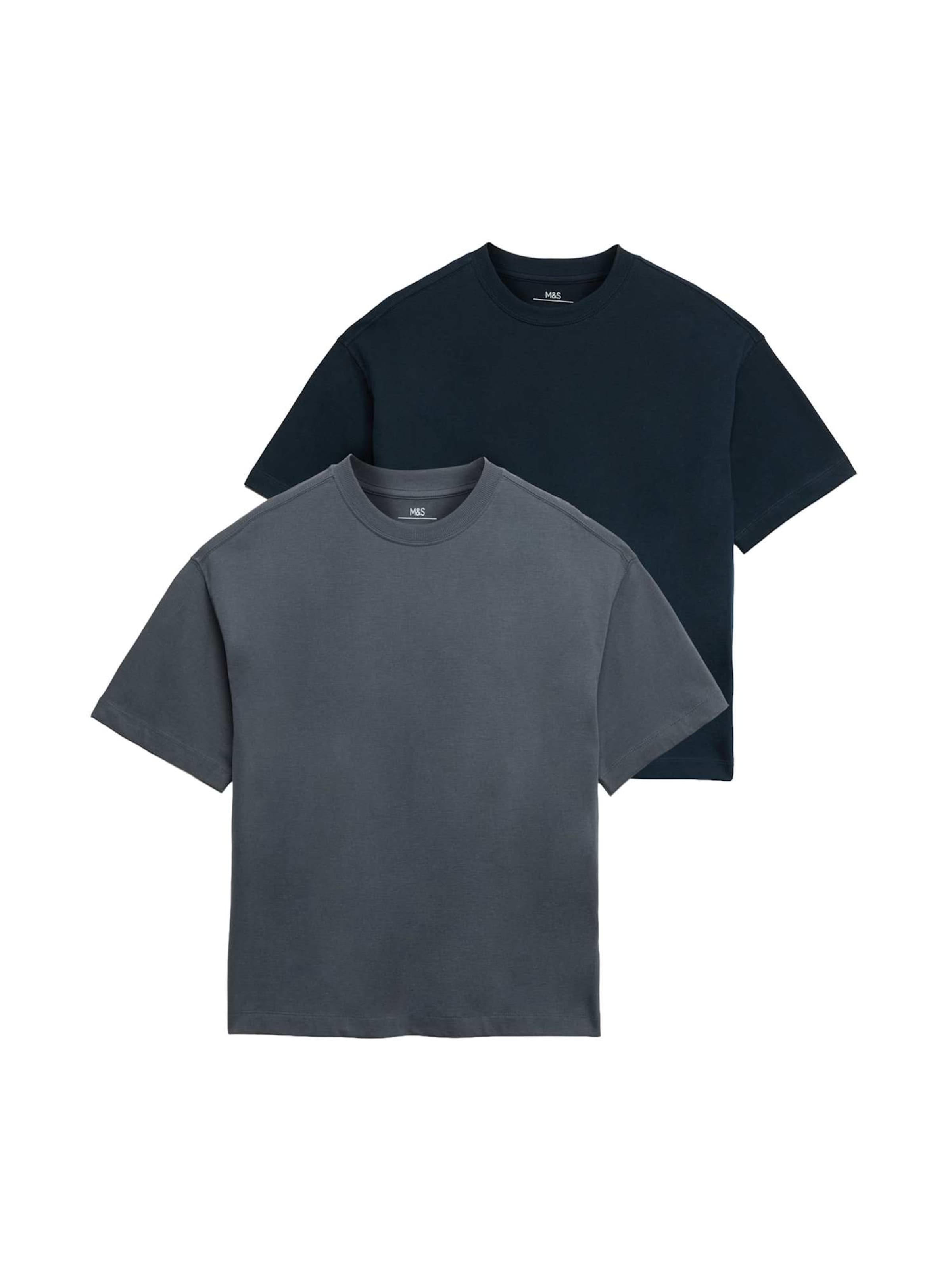 Marks & Spencer Shirt in Blauw