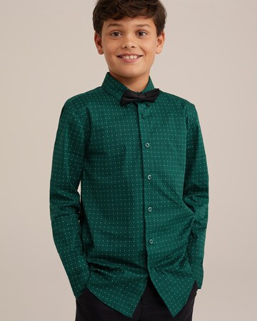 Regular fit Camicia di WE Fashion in verde: frontale