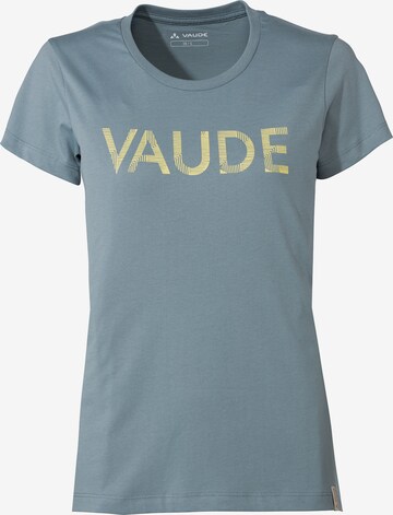 VAUDE Functioneel shirt 'Graphic' in Blauw: voorkant