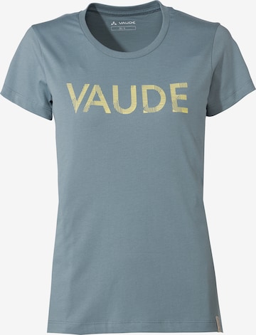 VAUDE Functioneel shirt 'Graphic' in Blauw: voorkant