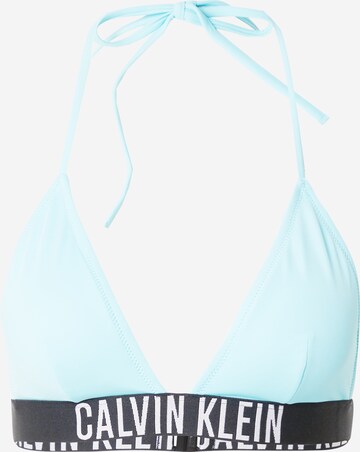 Triangle Hauts de bikini 'Intense Power' Calvin Klein Swimwear en bleu : devant