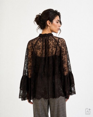 Milano Italy Blouse in Brown