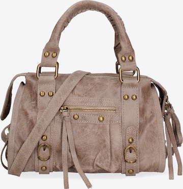 Sac bandoulière Gave Lux en beige : devant