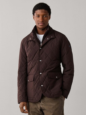Hackett London Performance Jacket in Brown: front
