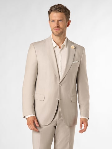 CARL GROSS Comfort fit Suit Jacket 'Tannon' in Beige: front