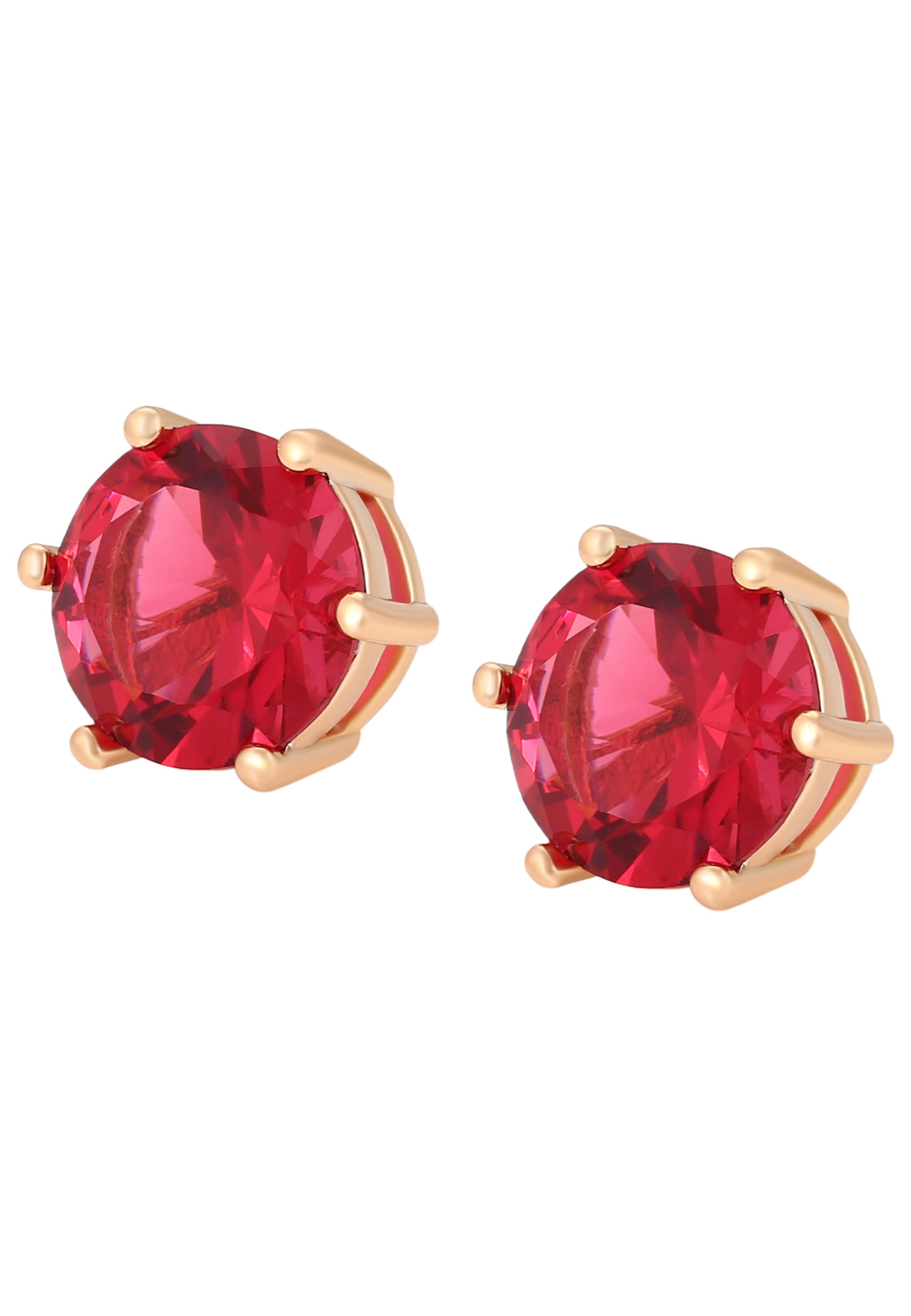 faina Σκουλαρίκια σε κόκκινο: μπροστά