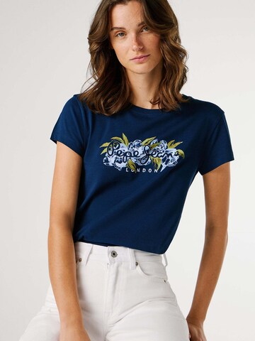 T-shirt 'MAHINA' Pepe Jeans en bleu