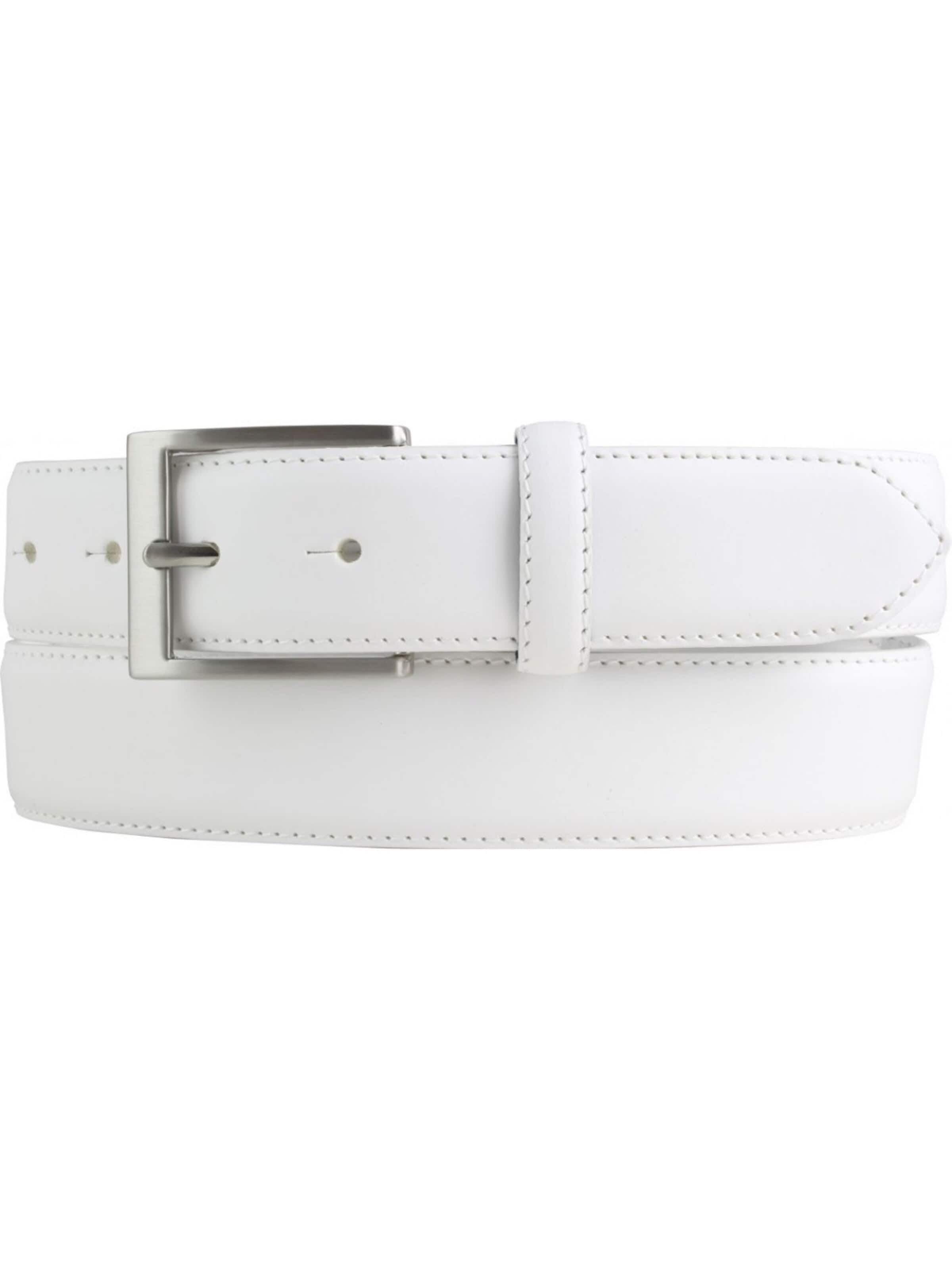 BELTINGER Belt 'Savonae' in White: front