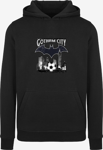 F4NT4STIC Sweatshirt 'DC Comics Batman Football Gotham City and Batman' in Zwart: voorkant