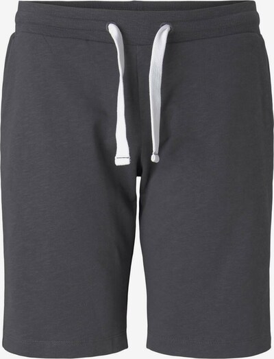 TOM TAILOR Men + Chinohose in grau / weiß, Produktansicht