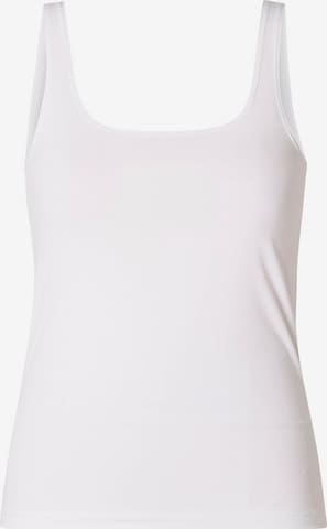 BASE LEVEL CURVY Top in White: front