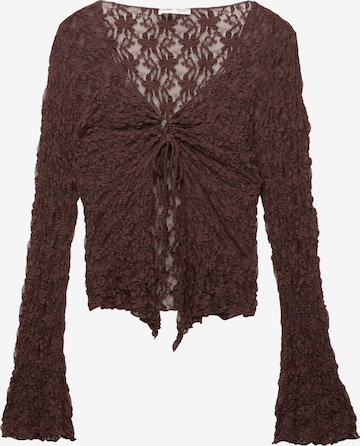 Pull&BearBluza - smeđa boja: prednji dio