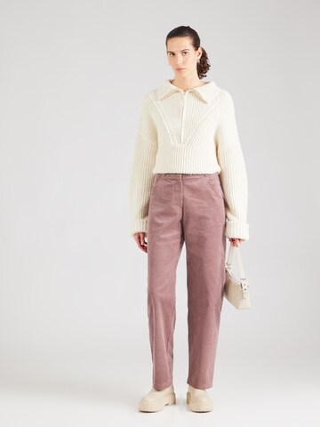 TOPSHOP Loose fit Trousers in Pink
