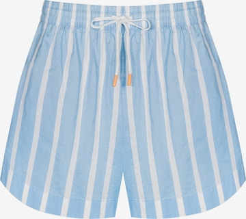 Mey Short Pajama Set 'Fee' in Blue: front