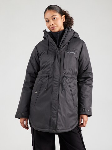 COLUMBIA Outdoormantel 'Suttle Mountain II' in Schwarz: Vorderseite