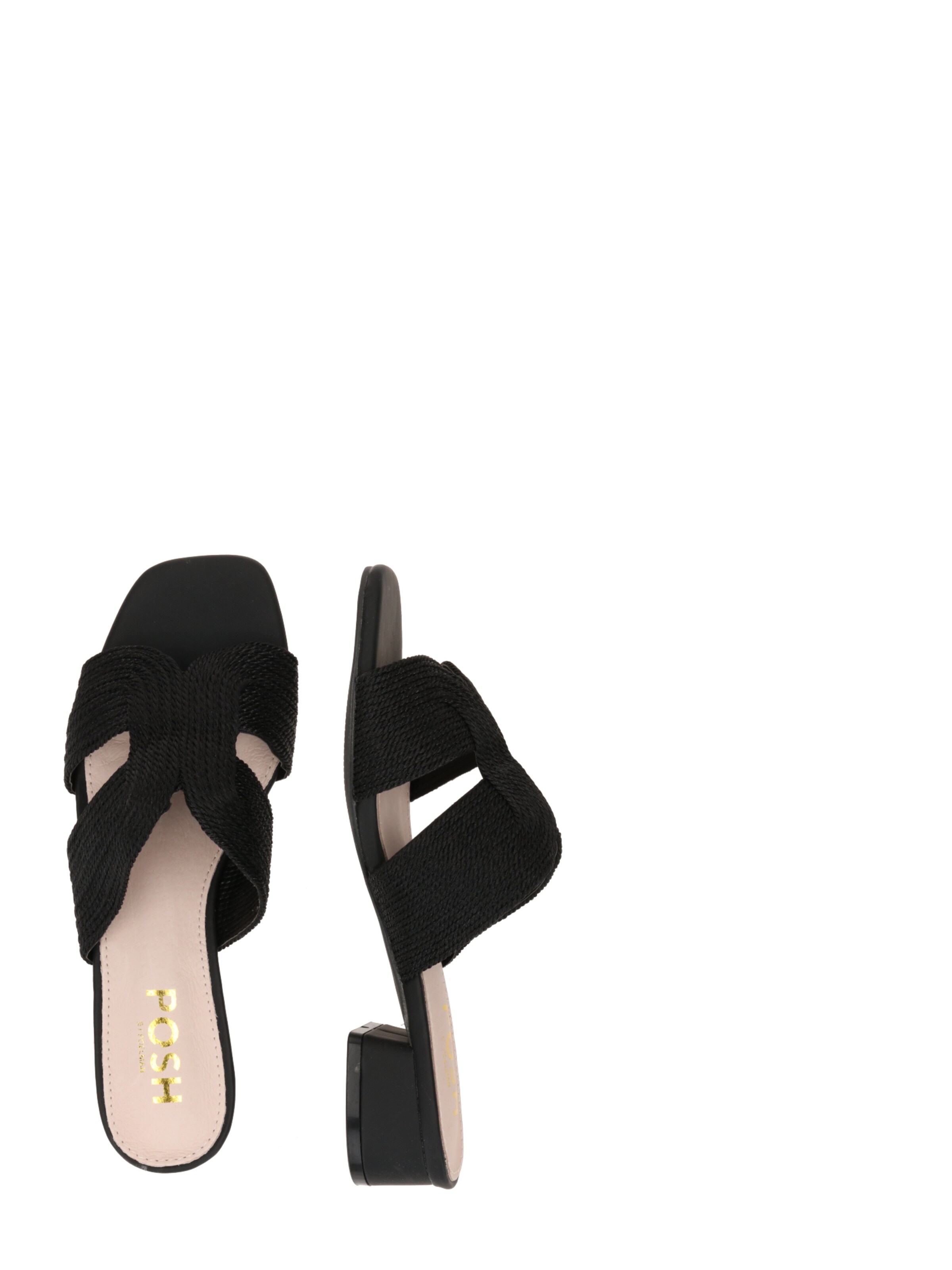 PS Poelman Muiltjes in Zwart