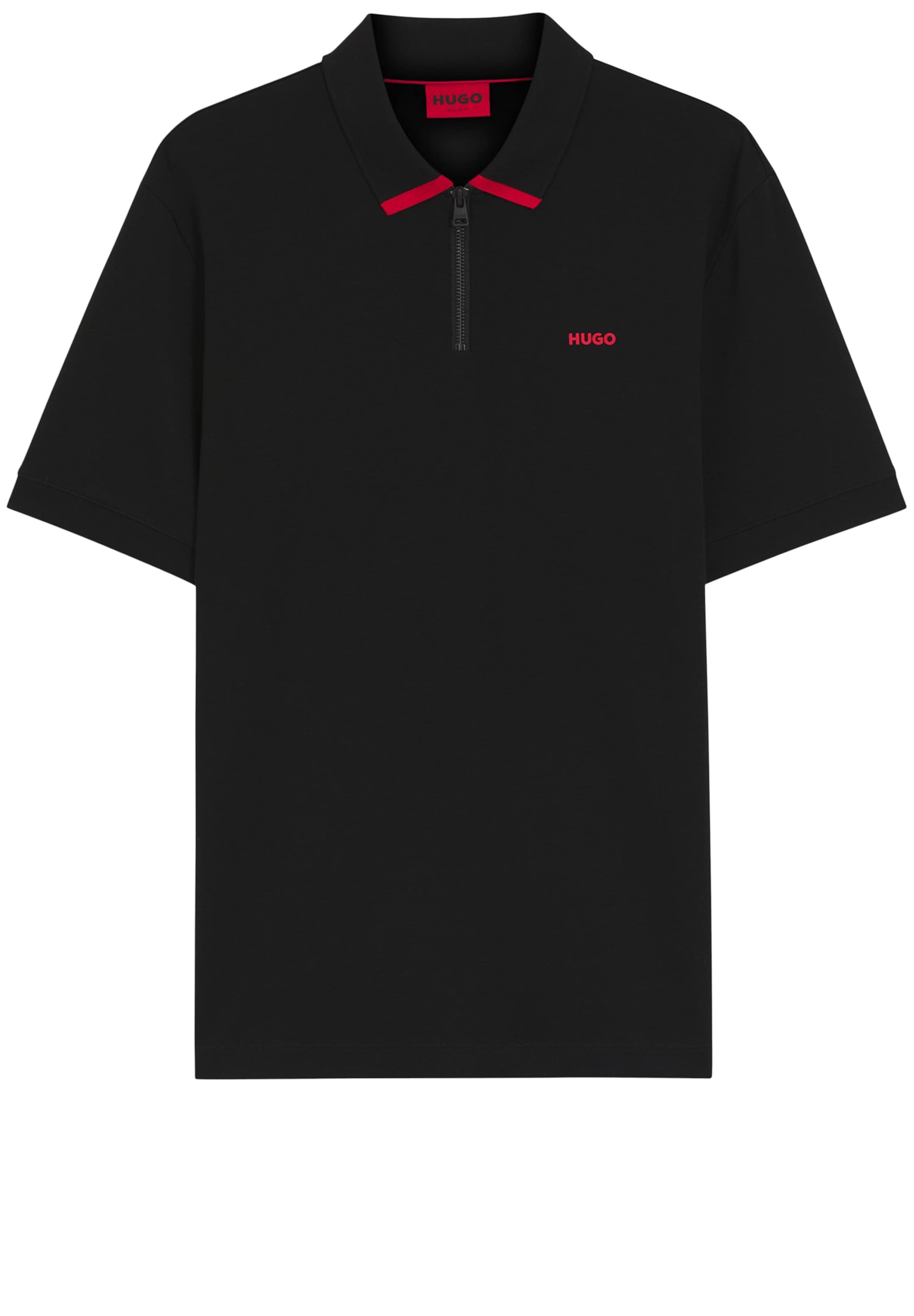 HUGO Shirt ' Dalomino ' in Black: front