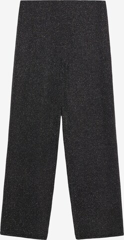 MANGO Regular Pants 'XBLUTI' in Black: front